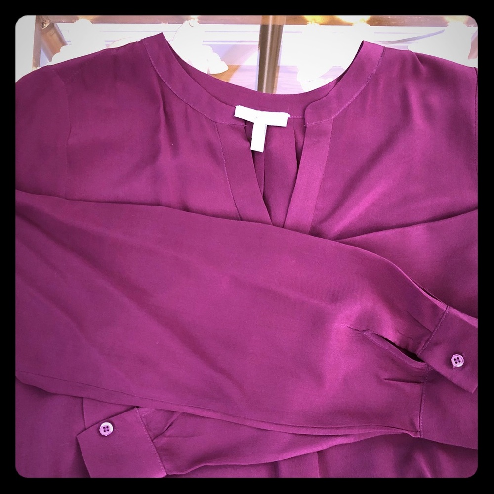 Joie Silk Long Sleeve Fall Blouse